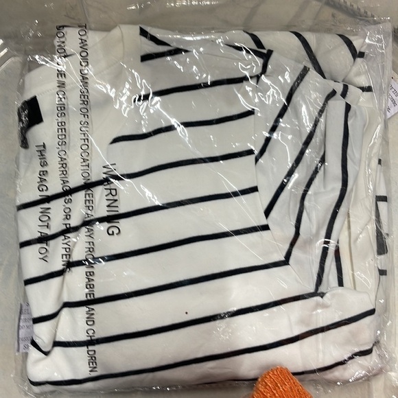 LULUS White & Black Striped Dress. Size Small & Med - Picture 5 of 5